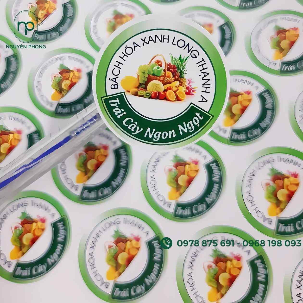 Top 5 xưởng in tem decal nhựa